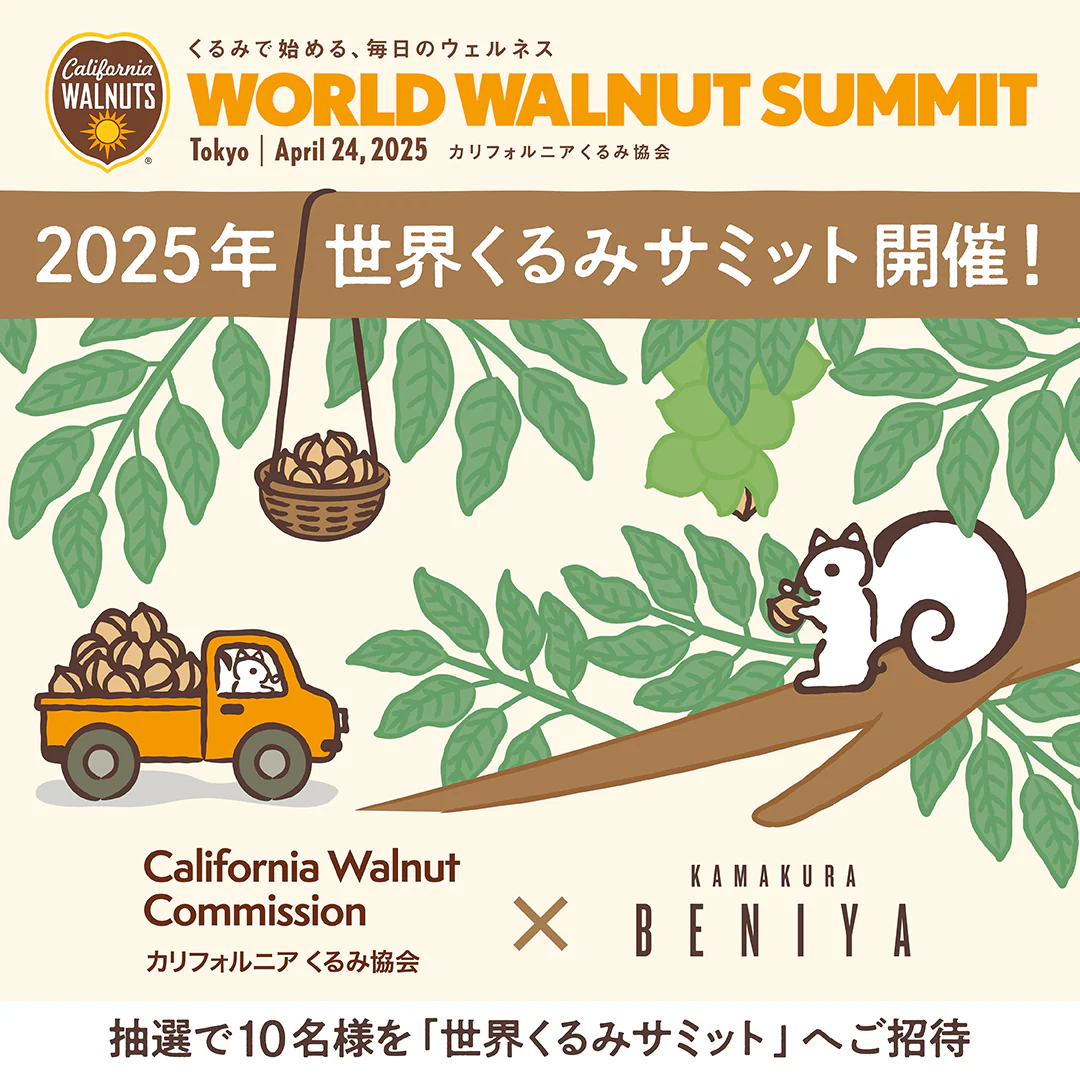 【販売終了】「世界くるみサミット」記念セット（カリフォルニアくるみ協会コラボ企画）（クルミッ子8個　クルミとパイ4本　ポケットブラウニー2個）